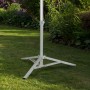 Base pour parapluie Aktive 61 x 49,5 x 61 cm Métal Blanc (6 Unités)