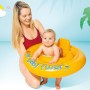 Flotteur pour bébés Intex Jaune 70 x 25 x 70 cm (12 Unités)