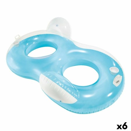 Colchoneta Hinchable Intex Doble Número 8 198 x 117 cm Ø 44 cm (6 Unidades)