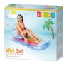 Chaise gonflable pour piscine Intex Arc-en-ciel 160 x 53 x 85 cm (6 Unités)
