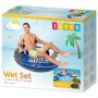 Chaise gonflable pour piscine Intex River Run Bleu Blanc 135 x 13,5 cm (6 Unités)