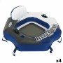 Chaise gonflable Intex River Run Connect Bleu Blanc 130 x 126 x 130 cm (4 Unités)
