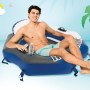 Chaise gonflable Intex River Run Connect Bleu Blanc 130 x 126 x 130 cm (4 Unités)
