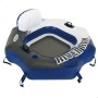 Chaise gonflable Intex River Run Connect Bleu Blanc 130 x 126 x 130 cm (4 Unités)