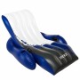 Chaise gonflable pour piscine Intex Floating Recliner Bleu Blanc 180,3 x 66 x 134,6 cm (3 Unités)