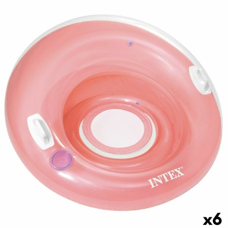 Chaise gonflable pour piscine Intex Rond Ø 119 cm (6 Unités)