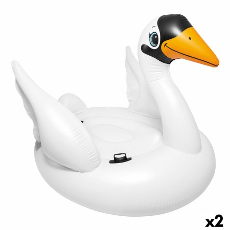 Île gonflable Intex 178 x 140 x 132 cm Cygne (2 Unités)
