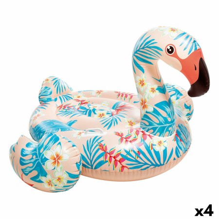 Flamant Rose Gonflable Intex Tropical 142 x 137 x 97 cm (4 Unités)