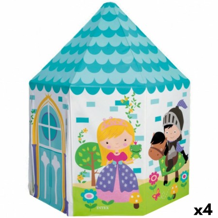 Casa Infantil de Juego Intex Princesa 104 x 104 x 130 cm (4 Unidades)