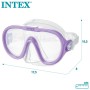 Gafas de Snorkel Intex Sea Scan Morado (12 Unidades)