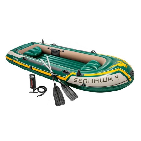 Barca Hinchable Intex Seahawk 4 Verde 351 x 48 x 145 cm