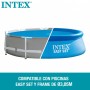 Bâches de piscine Intex 29021 EASY SET/METAL FRAME 290 x 290 cm Bleu