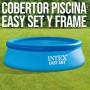 Bâches de piscine Intex 29021 EASY SET/METAL FRAME 290 x 290 cm Bleu