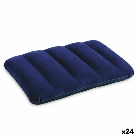 Oreiller Intex Downy Pillow Bleu Gonflable 43 x 9 x 28 cm (24 Unités)