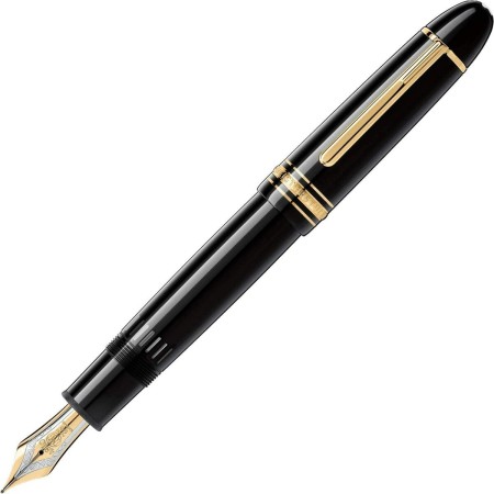 Pluma de Caligrafía Montblanc 115384 Negro Dorado