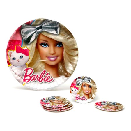 Service de vaisselle Barbie (5 Pcs) (ø 23 cm)