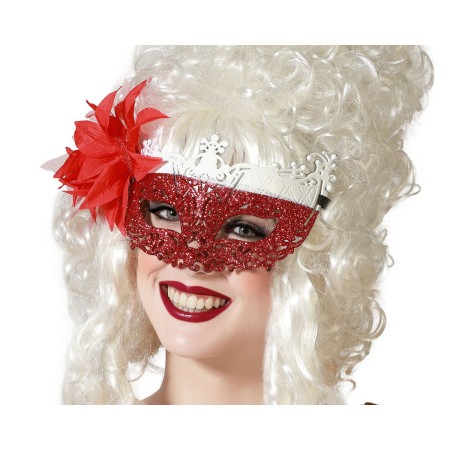 Masque vénitien Rouge