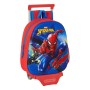 Mochila Escolar 3D con Ruedas Spiderman (28 x 10 x 67 cm)