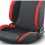 Asiento Racing Sparco 00961NRRS Negro Negro/Rojo