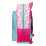 Cartable The Bellies 26 x 34 x 11 cm Violet Turquoise Blanc