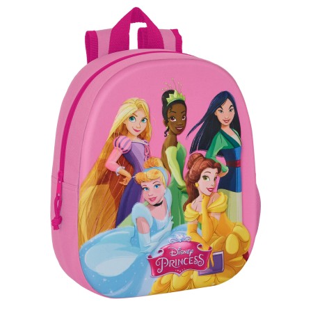 Cartable Princesses Disney 3D 27 x 33 x 10 cm Rose