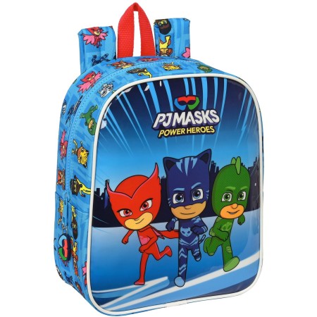 Mochila Escolar PJ Masks Azul 22 x 27 x 10 cm