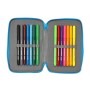 Pochette à crayons triple SuperThings Rescue force 12.5 x 19.5 x 5.5 cm Bleu (36 Pièces)