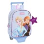 Mochila Escolar con Ruedas Frozen Believe Lila 22 x 27 x 10 cm