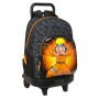 Mochila Escolar con Ruedas Naruto 33 x 45 x 22 cm Negro Naranja