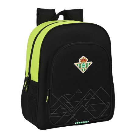 Cartable Real Betis Balompié 32 x 38 x 12 cm Noir Citron