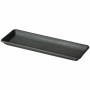 Sous-pot Deroma  Rectangulaire 50 cm Anthracite Injecté Recyclado