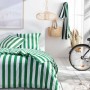 Housse de Couette TODAY Summer Stripes Vert 240 x 220 cm