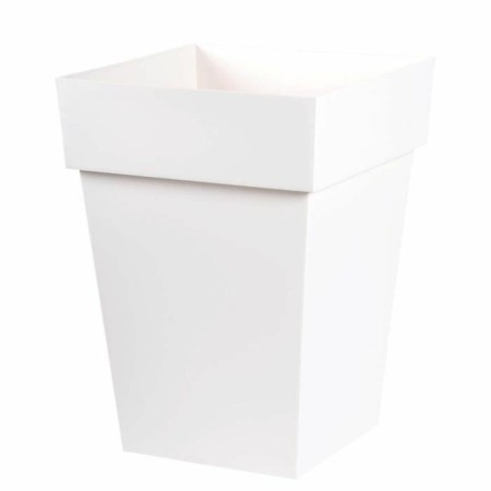 Maceta EDA Tuscany 39 x 39 x 53 cm Blanco Polipropileno