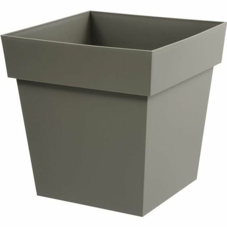 Pot EDA Tuscan 39 x 39 x 39 cm Taupe Carré polypropylène