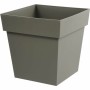 Pot EDA Tuscan 39 x 39 x 39 cm Taupe Carré polypropylène