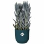 Maceta Elho  Ø 22 cm Redonda Azul oscuro Plástico