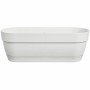 Jardinera Elho  50 cm Blanco Rectangular Plástico