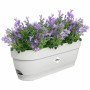 Jardinera Elho  50 cm Blanco Rectangular Plástico