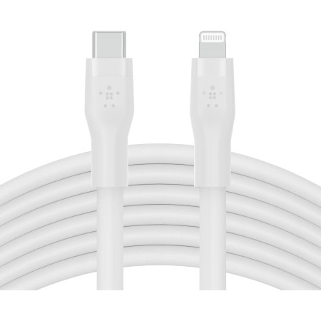 Câble USB-C vers Lightning Belkin CAA009BT3MWH 3 m Blanc