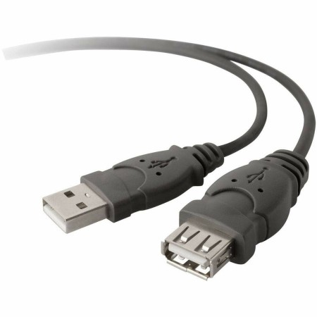 Cable USB Belkin F3U134R 1,8 m Negro