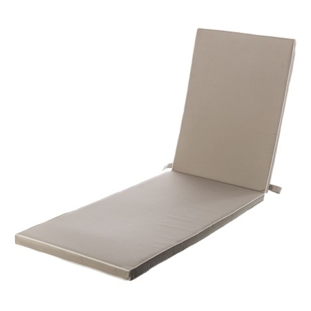 Coussin pour chaise longue 190 x 55 x 4 cm Taupe