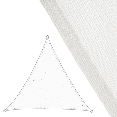 Tissu Auvent 3,5 x 3,5 m Polyéthylène Blanc