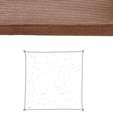 Tissu 3 x 3 m Auvent Polyéthylène Chocolat