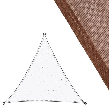 Tela 3 x 3 m Toldo Polietileno Chocolate