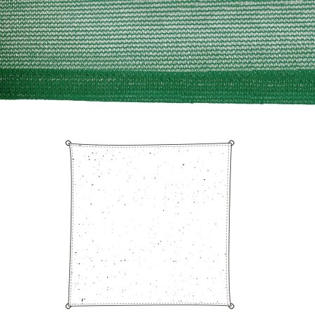 Tissu Auvent Polyéthylène Vert 3 x 3 cm