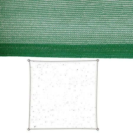 Tissu Auvent Polyéthylène Vert 5 x 5 cm