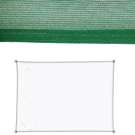 Tissu Auvent 3 x 4 m Polyéthylène Vert