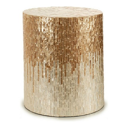 Taburete Plateado Dorado (Reacondicionado B)