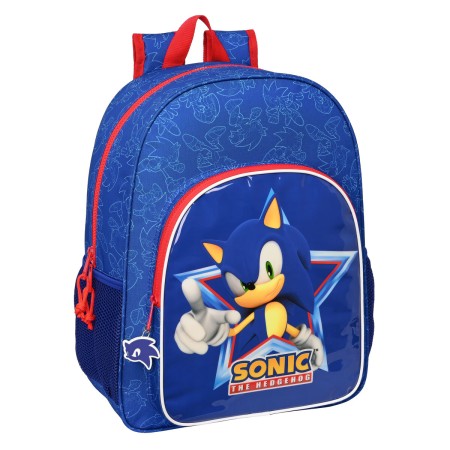 Cartable Sonic Let's roll Blue marine 33 x 42 x 14 cm