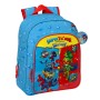 Mochila Escolar SuperThings Rescue force 27 x 33 x 10 cm Azul